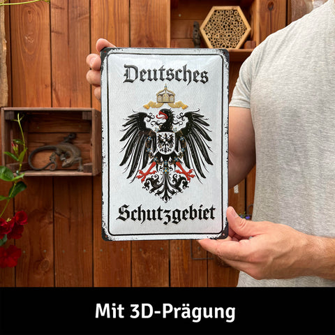 LANOLU Deutsches Schutzgebiet 20x30cm