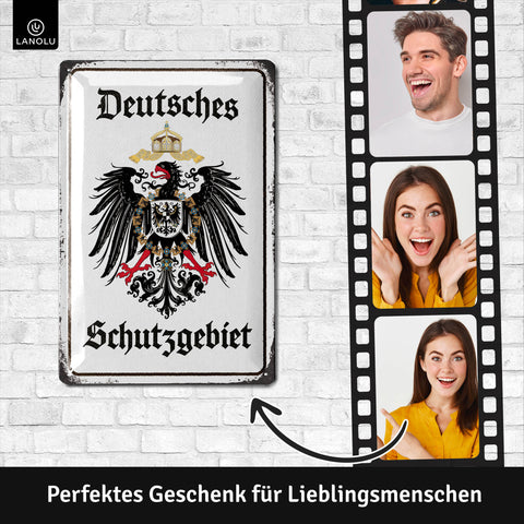 LANOLU Deutsches Schutzgebiet 20x30cm
