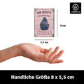 LANOLU Fotomagnet Mir reicht's, backen - 8x5,5 cm