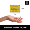 LANOLU Fotomagnet Vergiss nicht, glücklich - 8x5,5 cm
