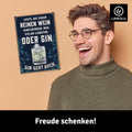 LANOLU Fotomagnet Reinen Wein oder Gin - 8x5,5 cm