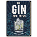 LANOLU Fotomagnet Gib deinem Leben Gin - 8x5,5 cm