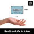 LANOLU Fotomagnet Glücklich los - 8x5,5 cm