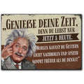 LANOLU Fotomagnet Genieße deine Zeit - 8x5,5 cm