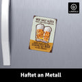 LANOLU Fotomagnet Bier, Glück - 8x5,5 cm