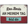 LANOLU Fotomagnet Das Beste bist du - 8x5,5 cm