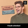LANOLU Fotomagnet Es heißt Freundschaft - 8x5,5 cm