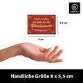 LANOLU Fotomagnet Glücklichsein vertrödeln - 8x5,5 cm