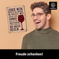 LANOLU Fotomagnet Lieber Wein - 8x5,5 cm