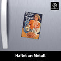 LANOLU Fotomagnet Backen ist mein Yoga - 8x5,5 cm