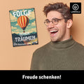 LANOLU Fotomagnet "Folge deinen Träumen Heißluftballon" - 8 x 5,5 cm