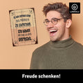 LANOLU Fotomagnet "Kein Sinn mit Männern zu streiten" - 8 x 5,5 cm