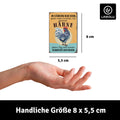 LANOLU Fotomagnet "Hähne schreien" - 8 x 5,5 cm