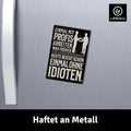 LANOLU Fotomagnet "Einmal mit Profis arbeiten" - 8 x 5,5 cm
