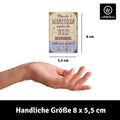 LANOLU Fotomagnet "Menschen die Welt besonders machen" - 8 x 5,5 cm