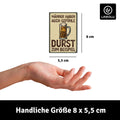 LANOLU Fotomagnet "Männder haben auch Gefühle" - 8 x 5,5 cm