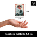 LANOLU Fotomagnet "Wenn der Berg ruft" - 8 x 5,5 cm