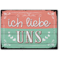 LANOLU Fotomagnet "Ich liebe uns" - 8 x 5,5 cm