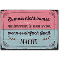LANOLU Fotomagnet "Nicht alles Sinn machen" - 8 x 5,5 cm