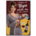 LANOLU Fotomagnet "Seitdem ich Yoga mache" - 8 x 5,5 cm