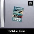 LANOLU Fotomagnet Trabant- kein Rückruf seit 1957 - 8 x 5,5 cm