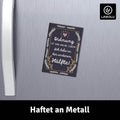 LANOLU Fotomagnet Ordnung ist das halbe Leben 8 x 5,5 cm