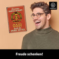 LANOLU Fotomagnet Deutscher durch Geburt, Ossi durch die Gnade Gottes 8 x 5,5 cm