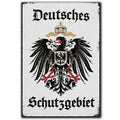 LANOLU Fotomagnet Deutsches Schutzgebiet 8 x 5,5 cm