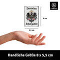 LANOLU Fotomagnet Deutsches Schutzgebiet 8 x 5,5 cm