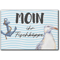 LANOLU Fotomagnet Moin Ihr Fischköppe 8 x 5,5 cm