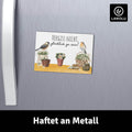LANOLU Fotomagnet Vergiss nicht glücklich zu sein 8 x 5,5 cm
