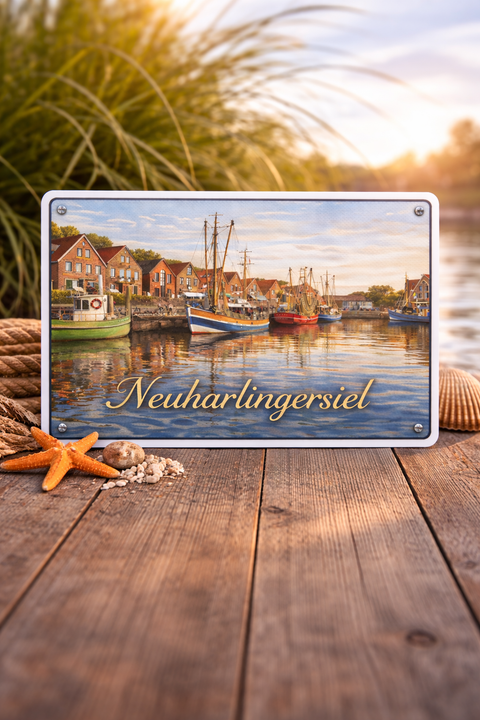 Blechschild 20x30cm – Neuharlingersiel Nordsee Motiv