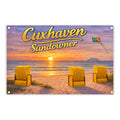Blechschild 20x30cm – Cuxhaven Sundowner Strand Nordsee