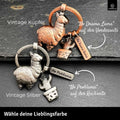 LANOLU Schlüsselanhänger No Drama Lama - Vintage Kupfer
