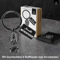 LANOLU Schlüsselanhänger Buddha Chillma - Schwarz