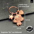 LANOLU Schlüsselanhänger Engelchen Mia - Roségold