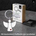 LANOLU Schlüsselanhänger Engelchen Chris - Silber