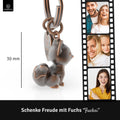 LANOLU Schlüsselanhänger Fuchs "Fuchsi" - Vintage Kupfer