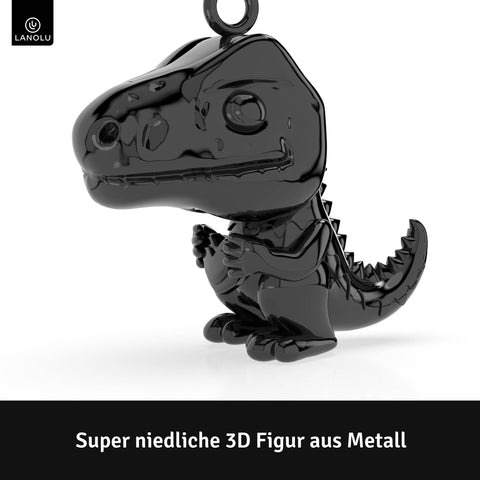 LANOLU Schlüsselanhänger T-Rex "Mini-Rex" - Schwarz