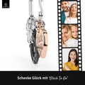 LANOLU Schlüsselanhänger Glücksbringer "Glück To Go"