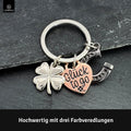 LANOLU Schlüsselanhänger Glücksbringer "Glück To Go"