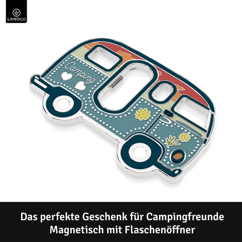 LANOLU Magnet Flaschenöffner Campingbus
