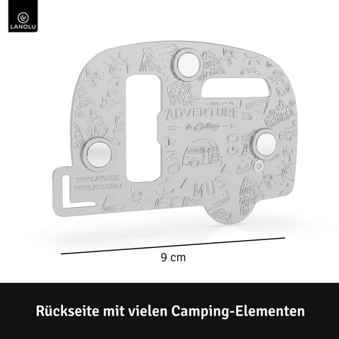 LANOLU Magnet Flaschenöffner Campinganhänger