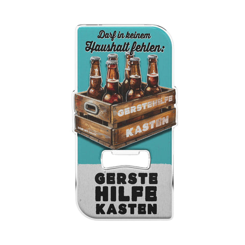 LANOLU Magnet Flaschenöffner Gerste Hilfe Kasten