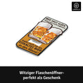 LANOLU Magnet Flaschenöffner Wer sagt Glück - Bier in der Hand