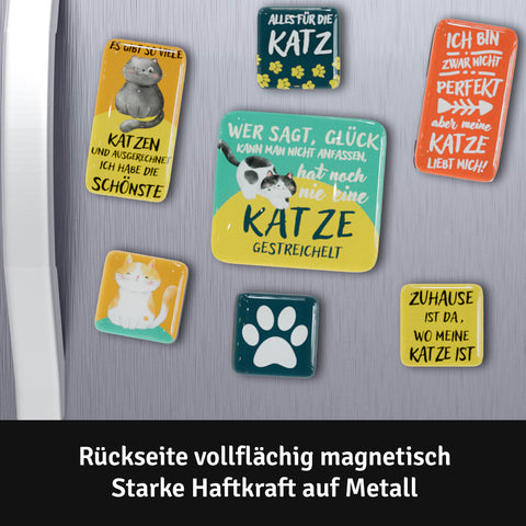 LANOLU Puzzle Magnetset 7 teilig Katze