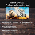 Blechschild Bitte Lächeln