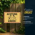 Achtung Kinder Blechschild 