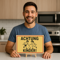 Achtung Kinder Blechschild 