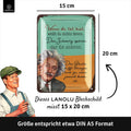 Blechschild Einstein Dummheit Spruch